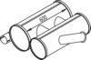 DINEX 28397 Middle-/End Silencer
